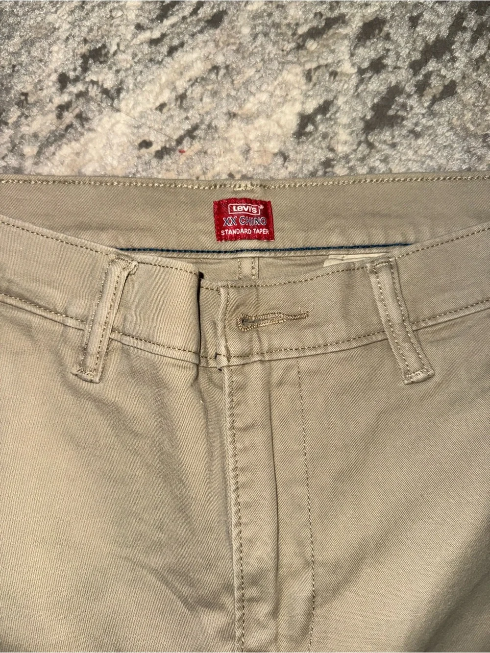 Levi's Men's Khaki Straight Chinos - Light Tan